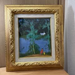 福沢一郎　絵画　「ハワイ コナの教会」　F3 福沢一郎 絵画 「ハワイ コナの教会」 F3 | Mercari