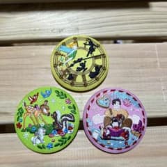 K*様 ディズニー刺繍缶バッチ３点セットのサムネイル