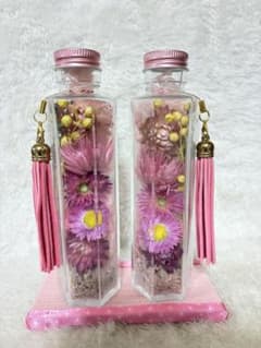 ハーバリウム　仏花　ピンク系セット　NO..40 - 4