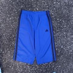swag adidas 膝下ハーフパンツ　バスパン　青のサムネイル