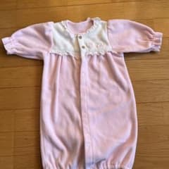 ピンク フリース ツーウェイ・ドレスオールのサムネイル