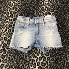 H&M  ダメージデニムショートパンツ　100センチ〜のサムネイル