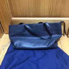イタリア製　FAROネイビー レザー トートバッグ FARO レザー トートバッグ ネイビー - メルカリ