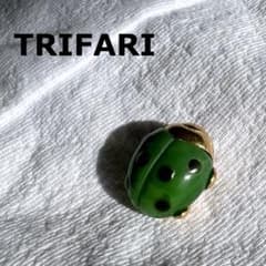 【極美品】TRIFARI ブローチ てんとう虫 エナメル ゴールド　グリーン m27348440100_1.jpg?1771484492