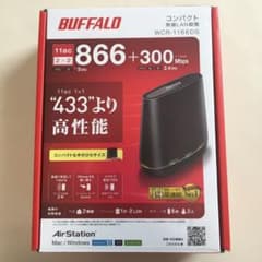 コンパクト無線LAN 親機 WCR-1166DS バッファロー Wifiルーターのサムネイル