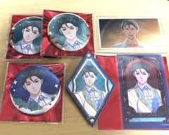 KING OF PRISM キンプリ展 鷹梁ミナト 缶バッジ カード 特典のサムネイル