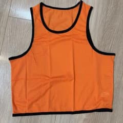 サッカー用 ビブス ジュニア用フリーサイズ(150〜160) オレンジのサムネイル