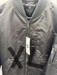 グレーXL＋J復刻ハイブリッドダウンオーバーサイズMA-1 新品未使用2026