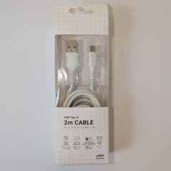 USB Type-A 2m ケーブル ライトニング＆マイクロUSB　3COINSのサムネイル