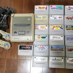 Nintendo スーパーファミコン　ソフト19本付きのサムネイル