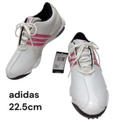 未使用】adidasゴルフシューズ22.5cm｜WTraxionLITE AT - メルカリ