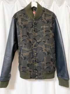 コロンビア　columbia レザー　ジャケット　迷彩のサムネイル