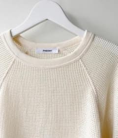 【新品激安】PHEENY BASKET MESH メッシュ 長袖 アイボリーのサムネイル
