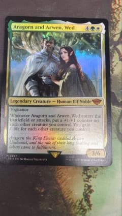 MTG 契り結びしアラゴルンとアルウェン Foil 英語版 LTR 287 - メルカリ