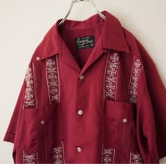 週末セール】70s ヴィンテージ Campos キューバシャツ メキシコ製