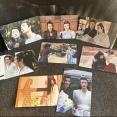 8枚セット❣️】A6 王一博 肖戦 陳情令 キラキラ 両面 満天枚ポスト