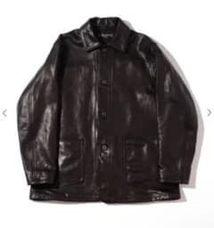 southwick サウスウィック レザー ジャケット カーコートL ブラック❗️ southwick サウスウィック レザー ジャケット カーコートL ブラック