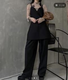 新品タグ付きAmeri PEPLUM FLARE BUSTIER KNIT 黒 - メルカリ
