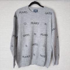 美品❗️パーリーゲイツ 総柄 セーター サイズ6 ゴルフウェア グレー 美品❗️パーリーゲイツ 総柄 セーター サイズ6 ゴルフウェア グレー