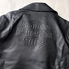 イ*ジ様 HARLEY-DAVIDSON ブラックレザージャケット - メルカリ