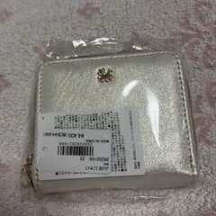 アフタヌーンティーリビング　ミニ財布　ラメ合皮　ホワイト - 5