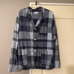 エンジニアードガーメンツ　ロイタージャケット　ネイビー&チェックのセット販売S ENGINEERED GARMENTS (エンジニアードガーメンツ) Loiter Jacket