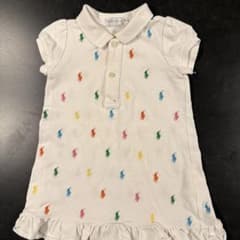 Ralph Lauren ポロワンピース ホワイト 80cmのサムネイル
