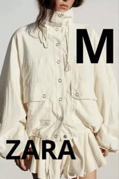 ZARA ナイロンポケットジャケット Mサイズ 完売品 - メルカリ