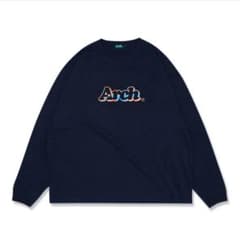 arch camo basic logo wide L/S tee【navy】のサムネイル