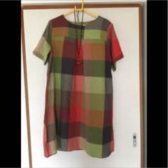 専用❗️チェック柄チュニックLのサムネイル
