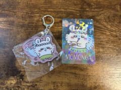 ちいかわ人魚の島のひみつ　クリアカード&ラメアクリルキーホルダーモモンガセットのサムネイル