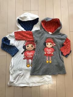 ダディオダディ　姉妹でお揃いチュニック&長Tシャツ　80㎝/110㎝のサムネイル