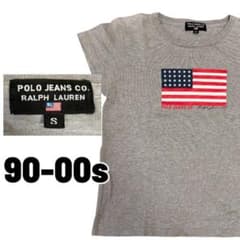 【アメカジ】POLO JEANS CO. Ralph Lauren星条旗Tシャツのサムネイル