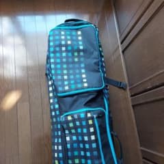 スノーボード バッグ 160cm 黒と青のチェック柄 - メルカリ