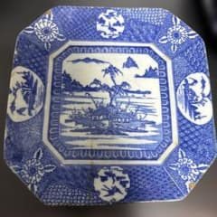 青白磁 八角形の風景皿 3枚セット - メルカリ