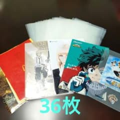 クリアファイル A4サイズ 半透明 30枚と長嶋茂雄さんとキャラクター6枚