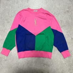 イブサンローラン YSL センターロゴ スウェット マルチカラー - メルカリ
