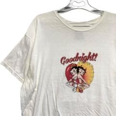 FDVH キャラ Tシャツ 白 ベティー ブープ 天使と悪魔 アメコミ アニメ