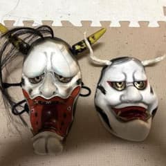 石見神楽面 般若 殺生石 - メルカリ