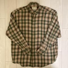 エディバウアー　チェックシャツ　L 90sのサムネイル