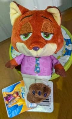 ズートピア2 赤いほっぺマスコット　ニック