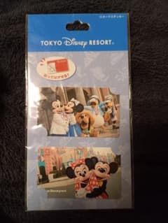 東京ディズニーリゾート ICカードステッカー 旧フェイスのサムネイル