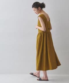 MAISON DE REEFUR ノースリーブ　ギャザードレスのサムネイル