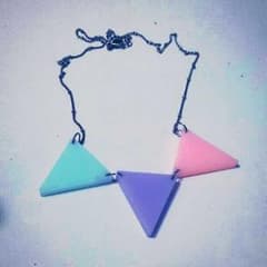 ▽さんかく△パステルネックレスのサムネイル
