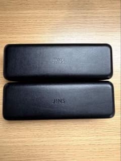 JINS メガネケースブラック　2個セットのサムネイル