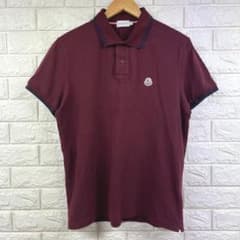 MONCLER モンクレール リンガー 半袖 ポロシャツ エンジ L - メルカリ