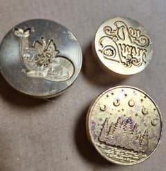 シーリングスタンプ ヘッド 3種セット クジラ Thank you 森のサムネイル
