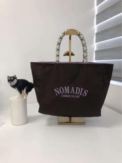 NOMADIS レディーストートバッグ 新品 ブラウン ロープハンドルのサムネイル