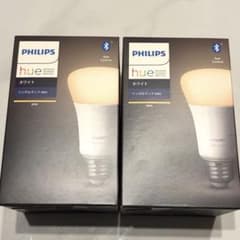 【新品】PHILIPS Hue ホワイト シングルランプ E26 2個セット