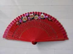 フラメンコ　アバニコ　赤　花柄のサムネイル